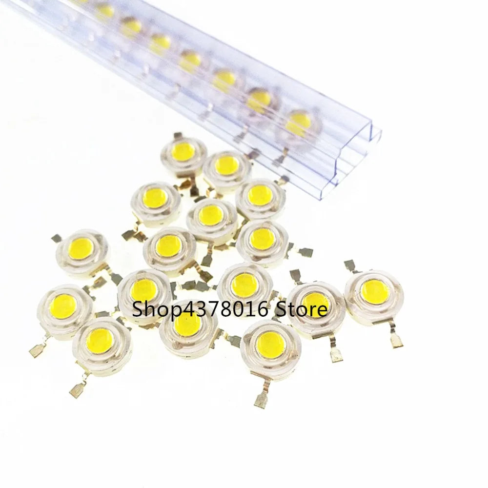 10 -1000 pcs Real Full Watt  1W 3W High Power LED lamp Bulb Diodes SMD 110-120LM LEDs Chip For 3W - 18W Spot light Downlight