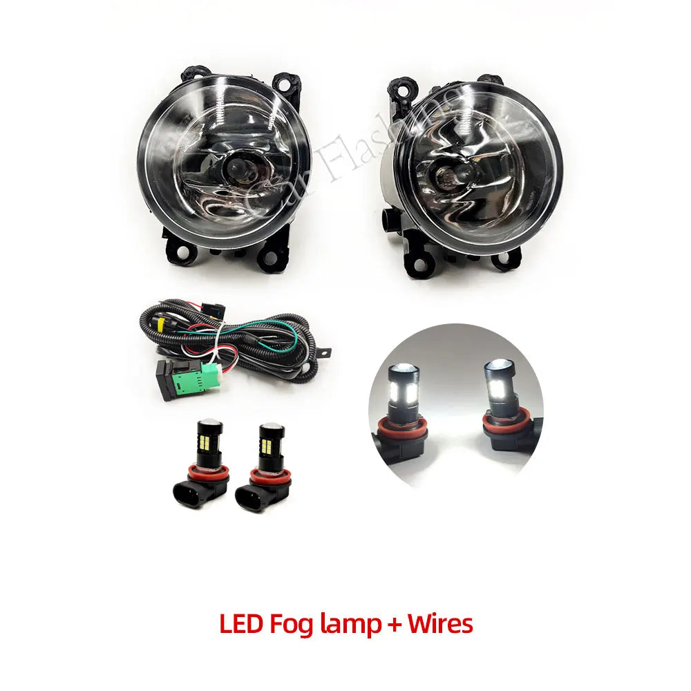Fog Light Lamp Bezel Cover For Mitsubishi Outlander 2015 2016 2017 2018 FogLamp Hoods Fog Light Covers Box frame headlights