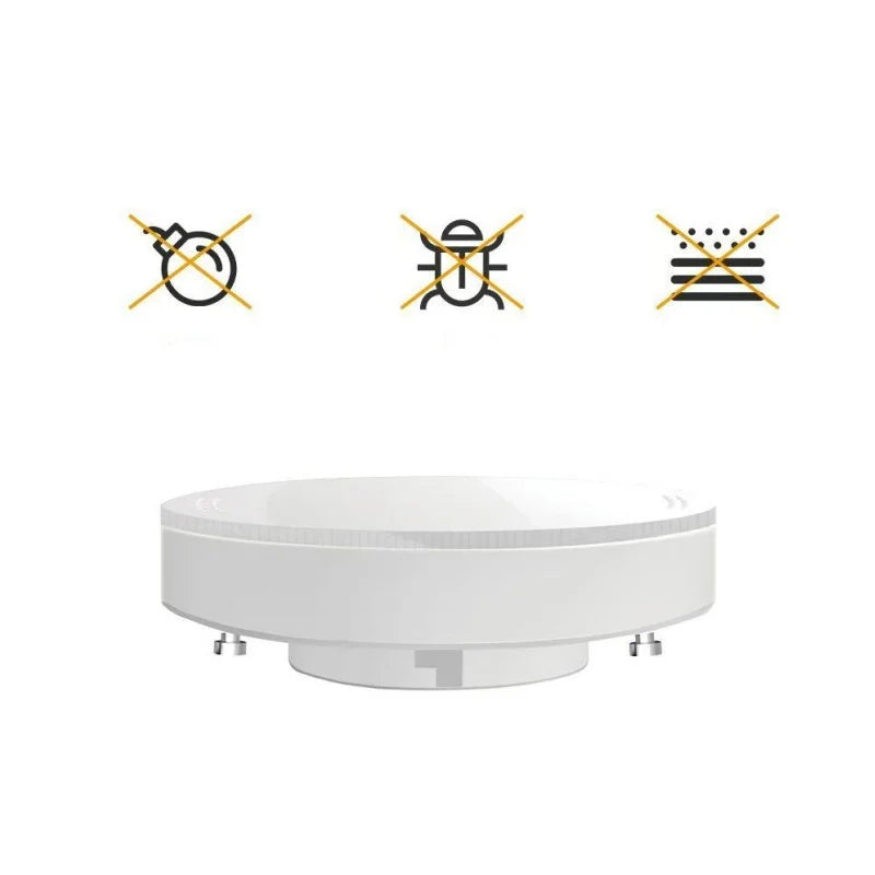 New LED GX53 bulb AC/DC220V 2835SMD  led Cabinet Lamp Bulb warm white light without stroboscopic replacement of 50W halogen lamp