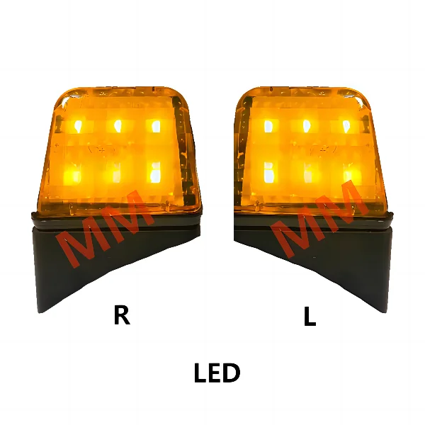 Amber White 24v top Light for Volvo heavy truck FH FM Truck Trailer For volvo roof lamp Volvo Doom lights OEM 1623726 1623727