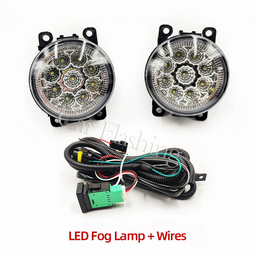 Fog Light Lamp Bezel Cover For Mitsubishi Outlander 2015 2016 2017 2018 FogLamp Hoods Fog Light Covers Box frame headlights