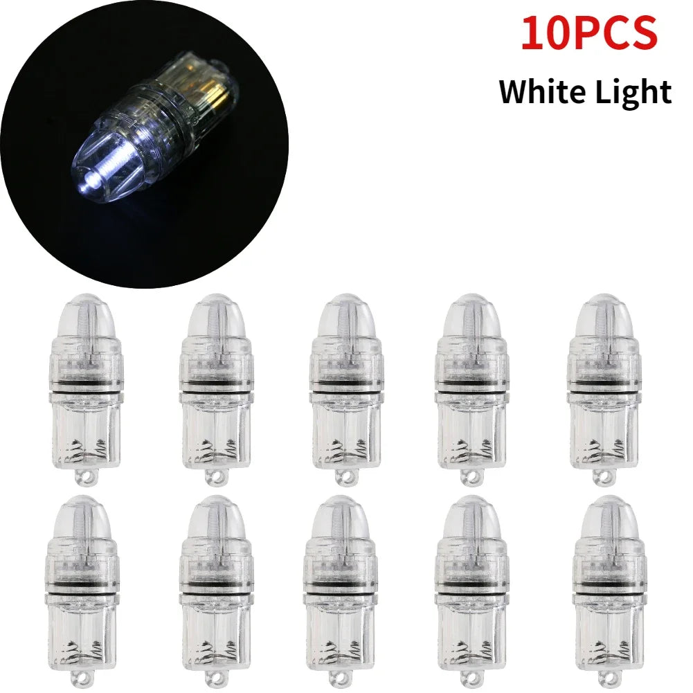 5-20pcs Underwater Deep Drop LED Fish Attracting Indicator Fish Lure Light Bait Fishing Lamp Lure LED Light Bait Fishing Tools