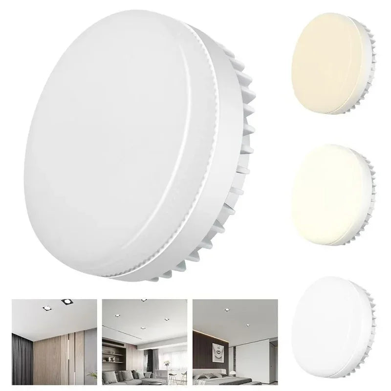 New LED GX53 bulb AC/DC220V 2835SMD  led Cabinet Lamp Bulb warm white light without stroboscopic replacement of 50W halogen lamp