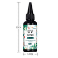 UV Resin Glue 20g/50g/100g/250g/1000g Epoxy Resin and UV Lamp High Transparency Fast Drying and High Hardness for DIY Jewelry