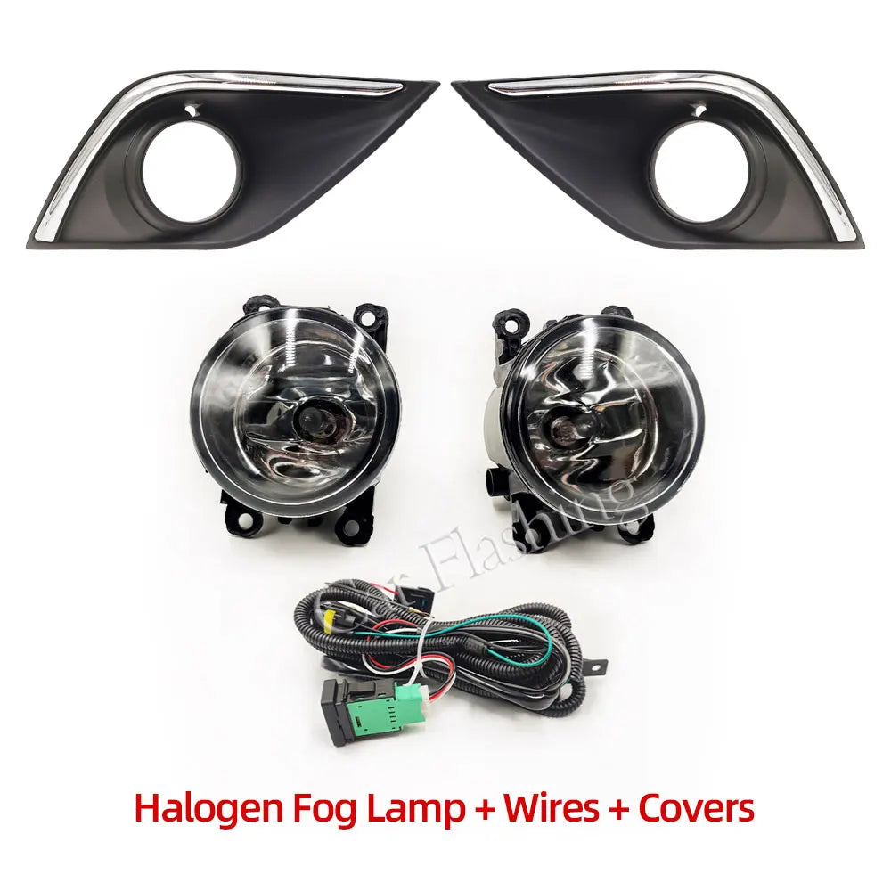 Fog Light Lamp Bezel Cover For Mitsubishi Outlander 2015 2016 2017 2018 FogLamp Hoods Fog Light Covers Box frame headlights