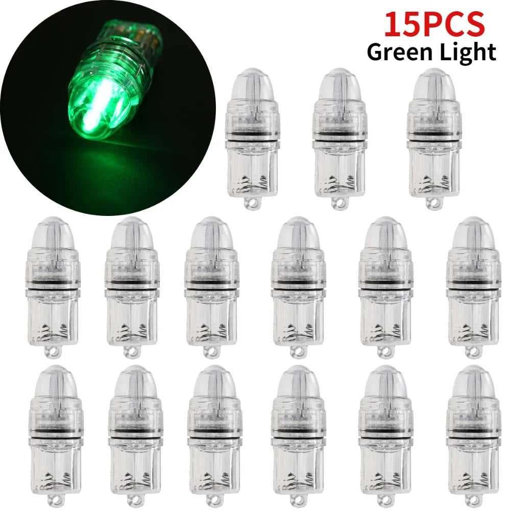 5-20pcs Underwater Deep Drop LED Fish Attracting Indicator Fish Lure Light Bait Fishing Lamp Lure LED Light Bait Fishing Tools