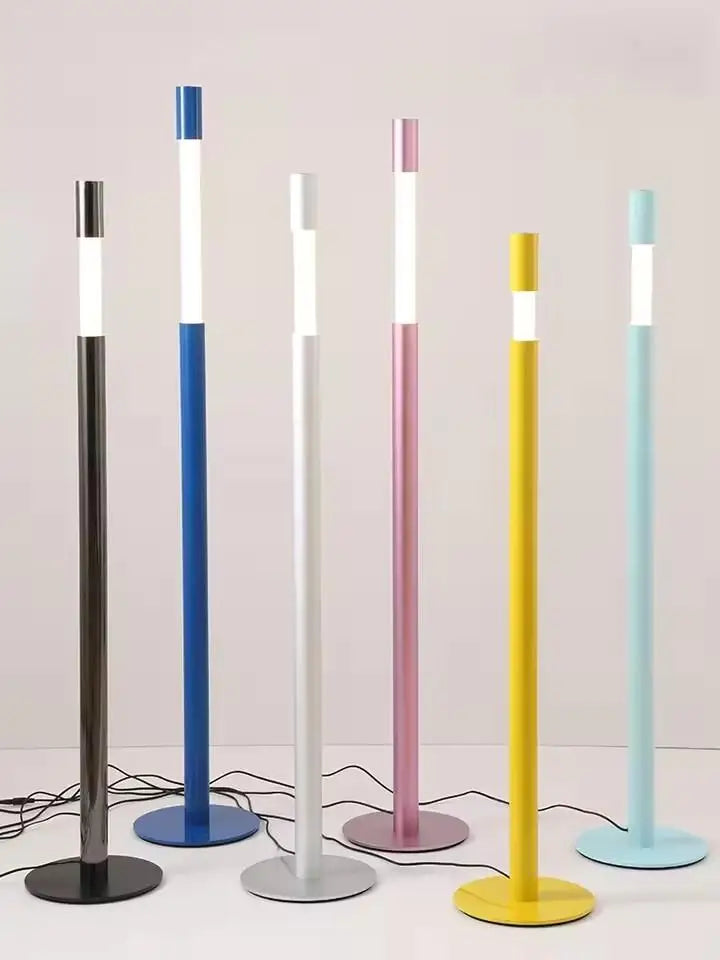 Adjustable Led Floor Lamp Chrome Black For Living Room Bedroom Sofa Side Corner Entryway Exhibition Hall Designer Standing Light