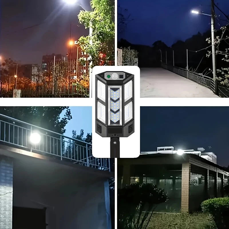 1-6 Packs 43 LED solar light outdoor garden path 1200mAh suitable for courtyard street porch Wall Lamp Energy efficient Lighting
