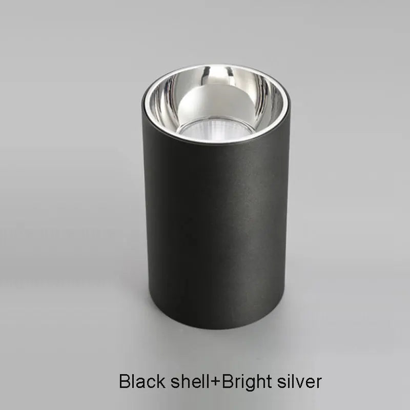 Cylinder Rose Gold Dimmable LED Spotlight  Downlight 5W 10W 15W 20W 30W Ceiling Lamp For Livingroom Kitchen Bedroom Foyer Office
