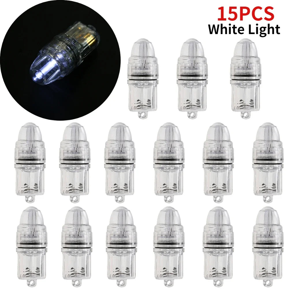 5-20pcs Underwater Deep Drop LED Fish Attracting Indicator Fish Lure Light Bait Fishing Lamp Lure LED Light Bait Fishing Tools