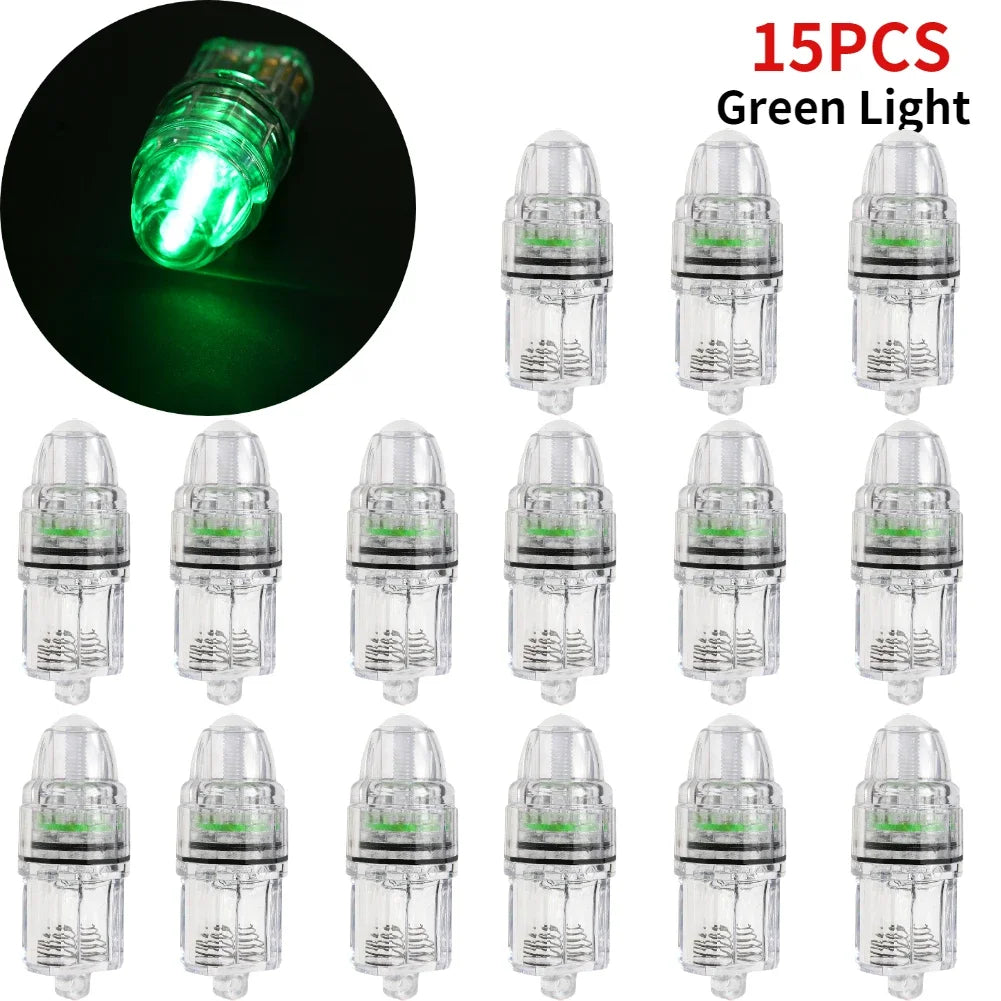 5-20pcs Underwater Deep Drop LED Fish Attracting Indicator Fish Lure Light Bait Fishing Lamp Lure LED Light Bait Fishing Tools
