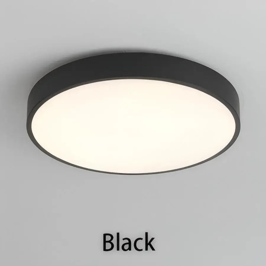 LED Nordic Ceiling Light Circular Grain Macaron Lamp Modern Bedroom Study Balcony Children's Room Home Light 30cm 40cm 60cm
