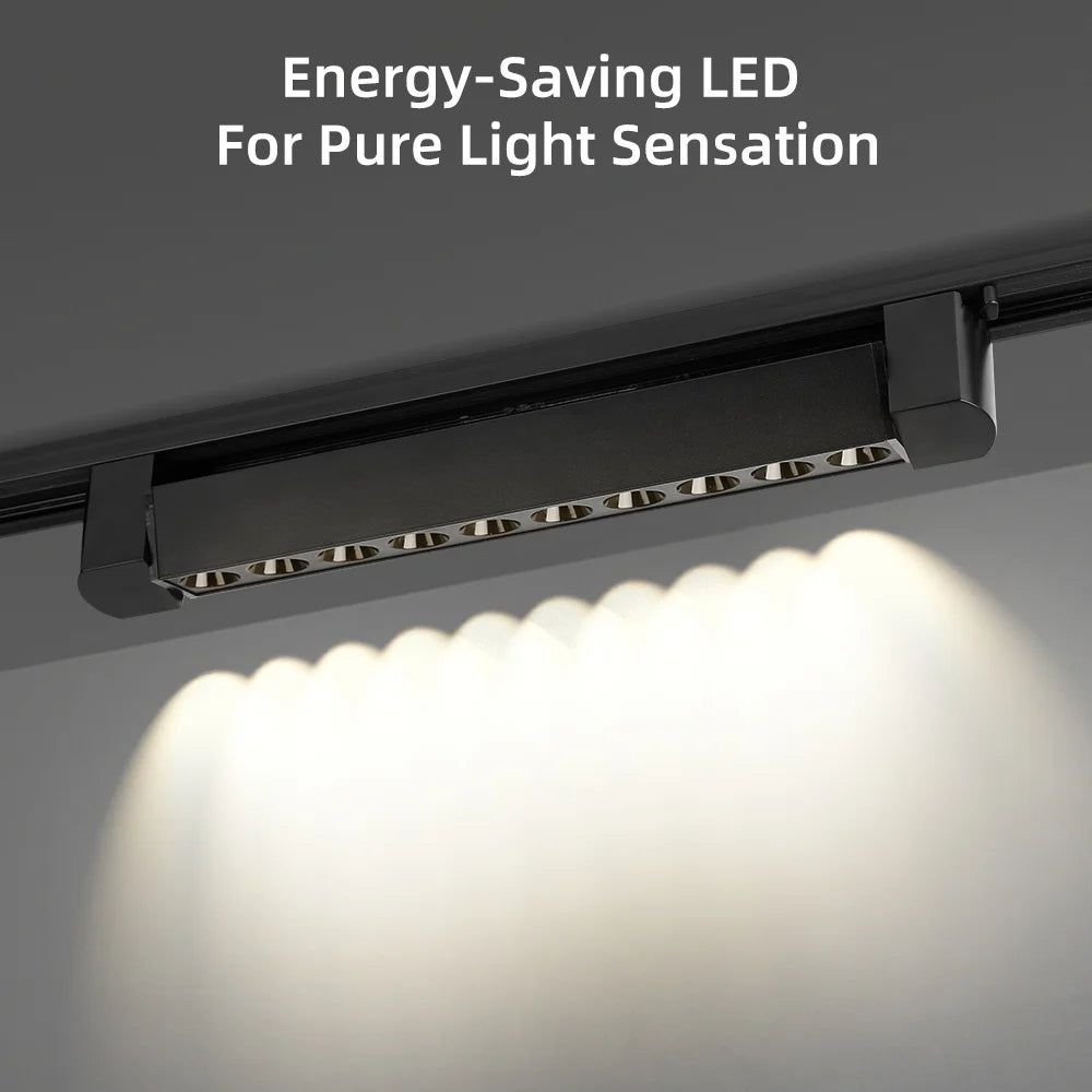 LED Floodlight Long Strip Track Light For Ceiling AC85V-265V Downlight Rail Sets10W 20W Wall Lamp Led track Rrail Clothing Store