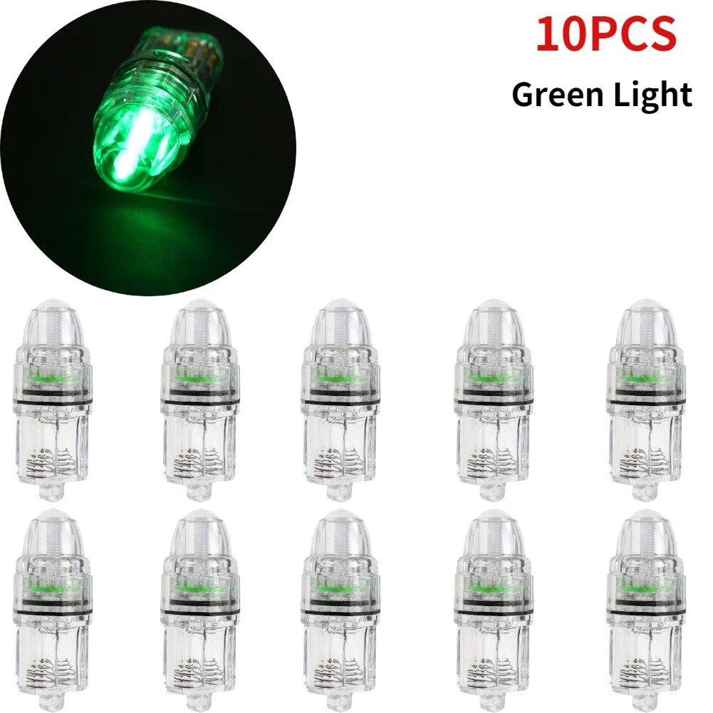 5-20pcs Underwater Deep Drop LED Fish Attracting Indicator Fish Lure Light Bait Fishing Lamp Lure LED Light Bait Fishing Tools