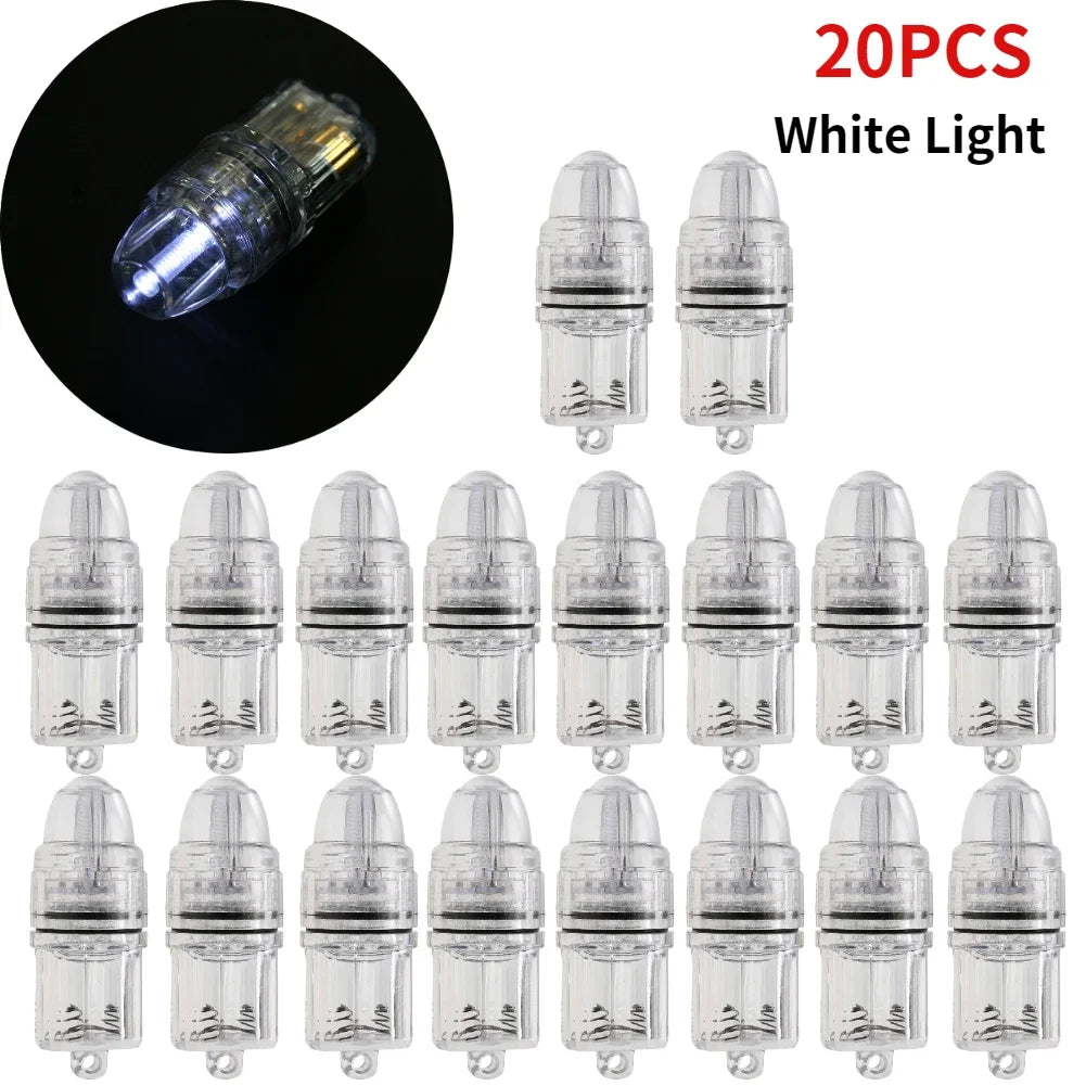 5-20pcs Underwater Deep Drop LED Fish Attracting Indicator Fish Lure Light Bait Fishing Lamp Lure LED Light Bait Fishing Tools