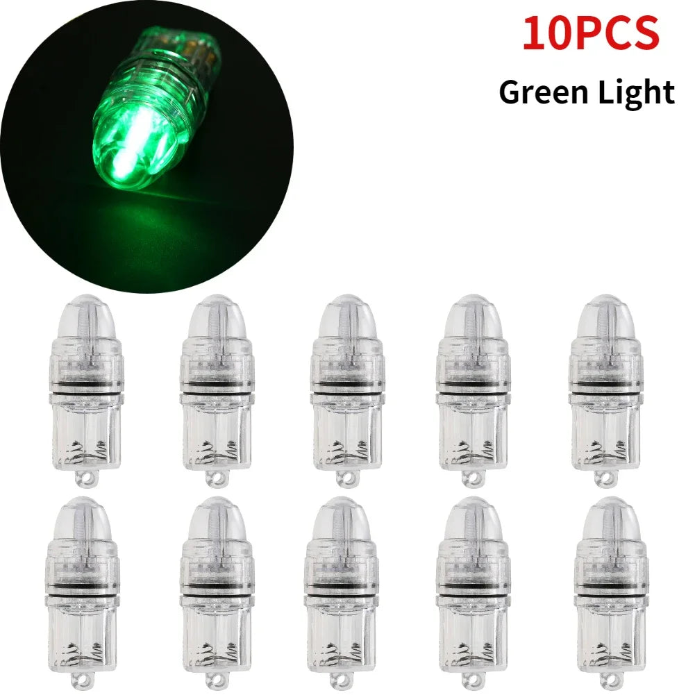 5-20pcs Underwater Deep Drop LED Fish Attracting Indicator Fish Lure Light Bait Fishing Lamp Lure LED Light Bait Fishing Tools