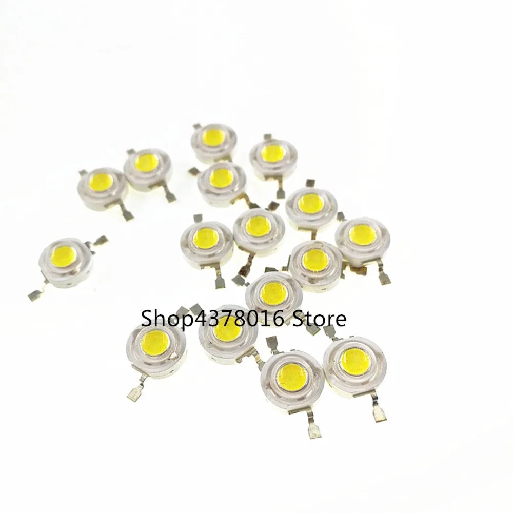 10 -1000 pcs Real Full Watt  1W 3W High Power LED lamp Bulb Diodes SMD 110-120LM LEDs Chip For 3W - 18W Spot light Downlight