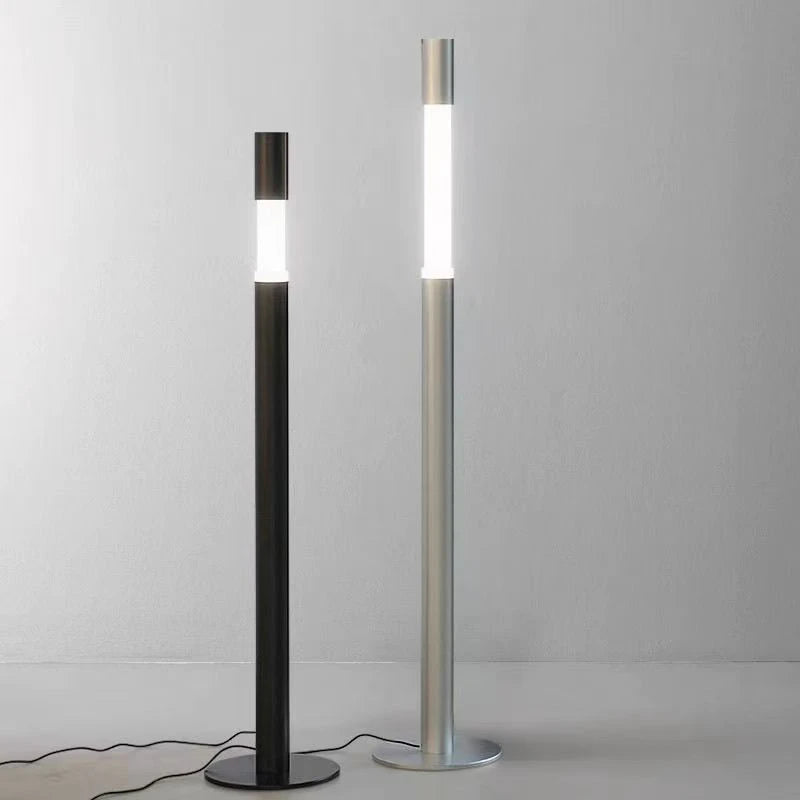 Adjustable Led Floor Lamp Chrome Black For Living Room Bedroom Sofa Side Corner Entryway Exhibition Hall Designer Standing Light