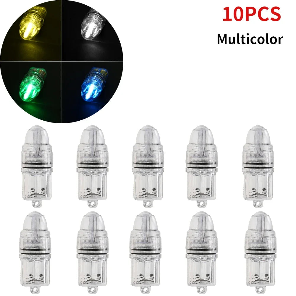 5-20pcs Underwater Deep Drop LED Fish Attracting Indicator Fish Lure Light Bait Fishing Lamp Lure LED Light Bait Fishing Tools